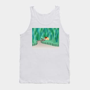 House in the forest Tank Top